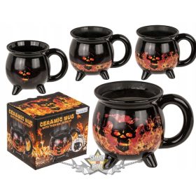   Witch - A tűz ördöge Varázslatos boszorkány bogrács Színváltó lábakkal.  bögre díszdobozban