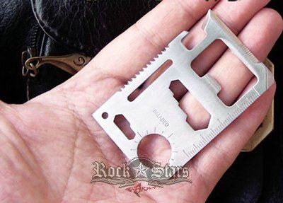 Sörnyitó - Survival card - Chrom edition. GAD.0005.  sörnyitó