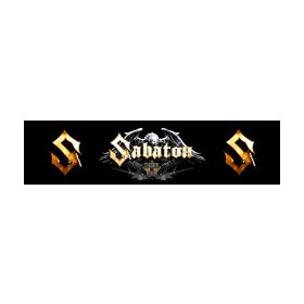 SABATON - LOGO.   Super Strip Patch.. 5 x 19. cm. felvarró
