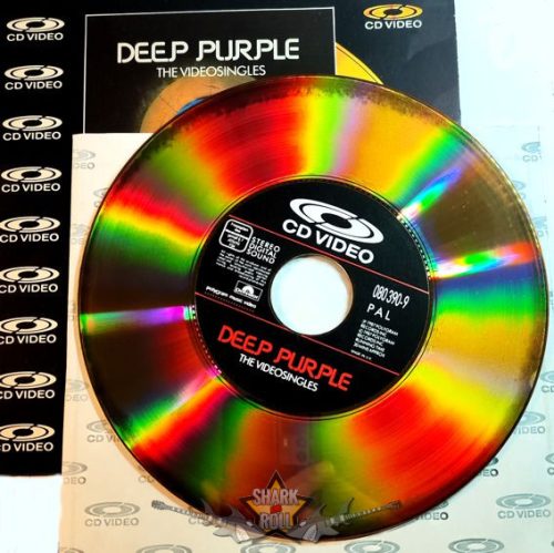 Deep Purple - The Video Singles - 8 CD-Video - Laserdisc. NAGYON RITKA !!!   zenei laserdisc