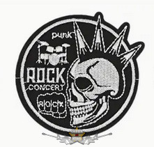 ROCK - 2. PUNK ROCK..  hímzett felvarró