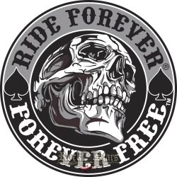 RIDE FOREVER - FOREVER FREE  F.CS. felvarró