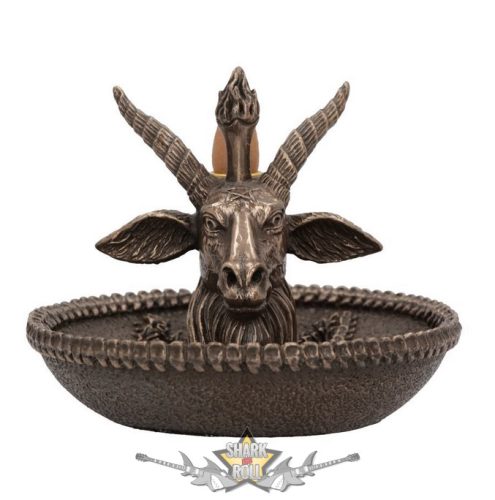 Baphomet  - Baphomet's Wealth visszafolyásos füstölő 13cm    gyertyatartó, füstölő tartó