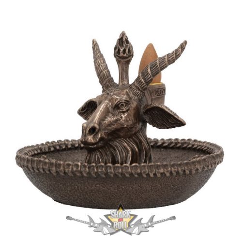 Baphomet  - Baphomet's Wealth visszafolyásos füstölő 13cm    gyertyatartó, füstölő tartó