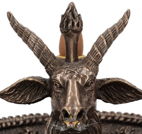 Baphomet  - Baphomet's Wealth visszafolyásos füstölő 13cm    gyertyatartó, füstölő tartó