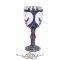 Unikornis - Beloved White Unicorn Couple Heart Goblet. U4811P9. fantasy dísz,kehely