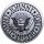 Ramones - Standard Patch.  Presidential Seal White (White).  * EXTRA PRÉMIUM *.  hímzett felvarró