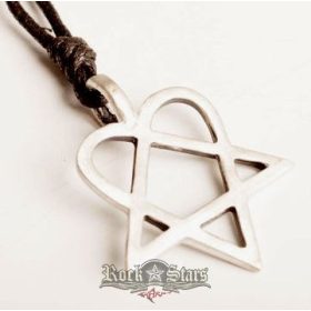 HIM - Ville Valo. gothic rock band. heartagram. JVP.  nyaklánc, medál   HIM - Ville Valo. gothic rock band. heartagram. JVP.  nyaklánc, medál