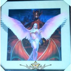 DEVILS ANGEL- 3D. 42.cm. nagy méretű 3D fali kép. 