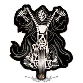 Death biker. F.IT. 1306.  felvarró 