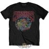 Guns N Roses - Unisex T-Shirt.  Illusion Tour (Black) (Back Print)  férfi zenekaros póló