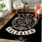   Valhalla - Black Viking szőnyeg. dekoráció, szőnyeg, fali dísz.