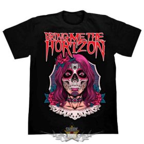 BRING ME THE HORIZON - E MUERTOS. death.  SD.  férfi zenekaros  póló.    BRING ME THE HORIZON - E MUERTOS. death.  SD.  férfi zenekaros  póló.