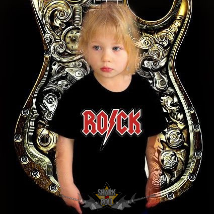 ROCK LOGO.     gyerek póló