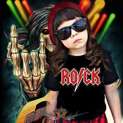 ROCK LOGO.     gyerek póló