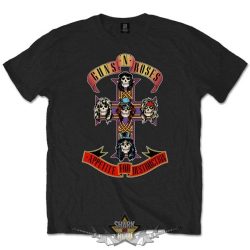 Guns N Roses - Appetite For Destruction T Shirt.  S.ZF. 007.   férfi zenekaros póló