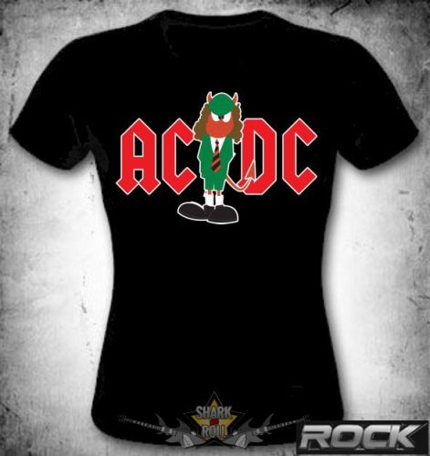 AC/DC - Art logo. MT.067.   női póló