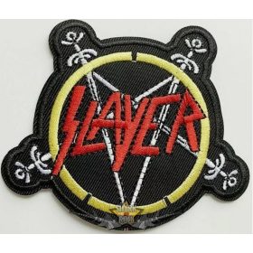 Slayer - Logo.  hímzett felvarró