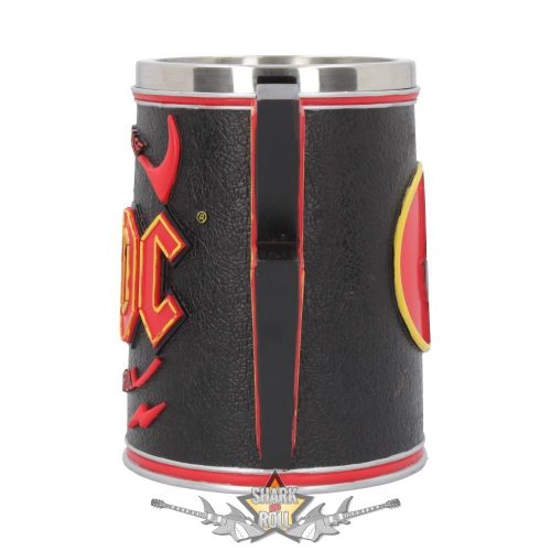AC/DC - High Voltage Rock and Roll Tankard Lighting Horns Mug. 3D korsó