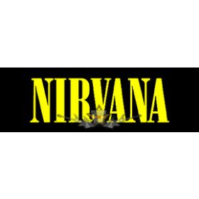 Nirvana  -  Logo.  10 x 3.  felvarró