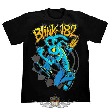 BLINK 182 - BUNNY FUN.  SD.  férfi zenekaros  póló. 