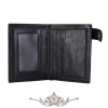 Biker - Bifold Skull - bőr pénztárca.  bőr pénztárca