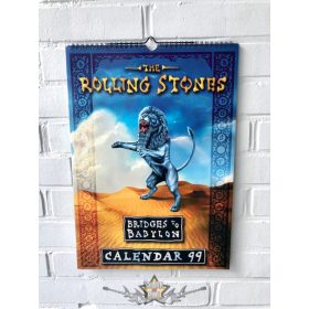   THE ROLLING STONES - Calendar 1999 bridges to Babylon.  naptár fali naptár, calendar