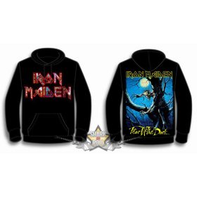 Iron Maiden - Fear of the dark.   Oversize kapucnis pulóver