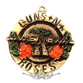 GUNS N ROSES - CIRCLE LOGO.  nyaklánc, medál