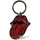 The Rolling Stones - Keychain.  Classic Tongue Black.   import fém kulcstartó