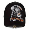 SONS OF ANARCHY - Ghost baseball sapka,.  baseball sapka