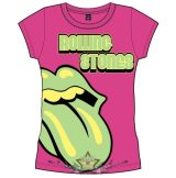   Rolling Stones - Ladies T-Shirt.  Green Tongue.   női póló