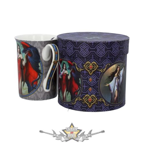 Dragon Mistress Mug .  11cm  fantasy porcelán  bögre díszdobozban