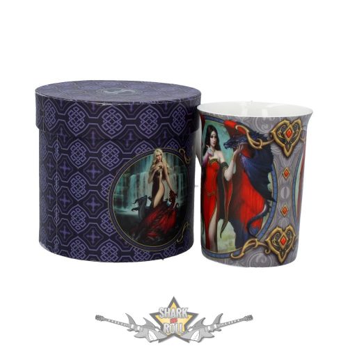 Dragon Mistress Mug .  11cm  fantasy porcelán  bögre díszdobozban