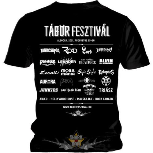 ZORALL - Tábor fesztivál. 2021. Nyári vásár.  magyar zenekaros  póló