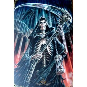 DEATH - A KASZÁS.   Metal Sign.  20X30.cm. fém tábla kép