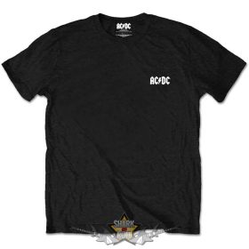   AC/DC - Unisex Retail Pack T-Shirt.  Black Ice (Black) (Back Print)   férfi zenekaros póló