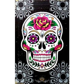   DARK - MEXICO DEATH KULL.   Metal Sign.  20X30.cm. fém tábla kép