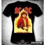 AC/DC - ANGUS YOUNG (Art1).  MT.072. női póló