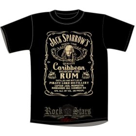 JACK SPARROW - RUM TIME.  S.P. vicces, poen póló JACK SPARROW - RUM TIME.  S.P. vicces, poen póló