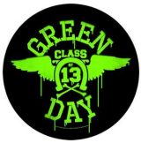 GREEN DAY - CLASS 13. LOGO.  hátfelvarró