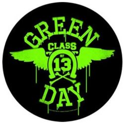 GREEN DAY - CLASS 13. LOGO.  hátfelvarró