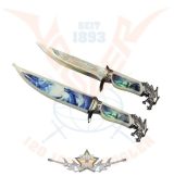   Dragon head knife steel blade, 774-8254.   hobby kés, bicska, tőr, dísztárgy
