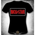 ROCK STAR. MT.415.  poen póló,  női póló