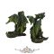 Forest Fledglings - 9cm Green Woodland Dragon Figurine. 2 DB. U5435T1. fantasy dísz