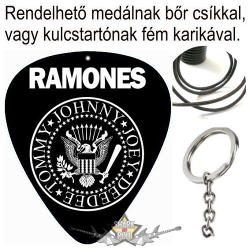 RAMONES - CLASSIC LOGO.  pengető nyaklánc
