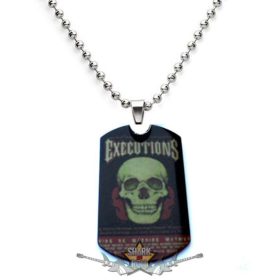 Dog Tag Design - EXECUTIONS. fém  medál, dog tag.