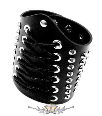 3 soros Átfűzős szegecses. csuklópánt, karkötő