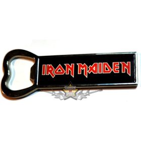   IRON MAIDEN  - Logo Bottle Opener Magnet. 10,5. cm. sörnyitó,mágnes