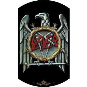 SLAYER - EAGLE.  medál, dog tag.